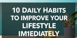 10 Daily Rituals to Elevate Your Lifestyle Instantly 10 Daily Habits to Improve Your Lifestyle Immediately