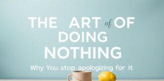 The Art of Doing Nothing: Why You Should Stop Apologizing for It The Art of Doing Nothing: Why You Should Stop Apologizing for It