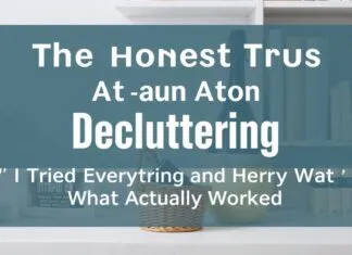 The Honest Truth About Decluttering: I Tried It All and Here’s What Actually Worked The Honest Truth About Decluttering: I Tried Everything and Here's What Actually Worked