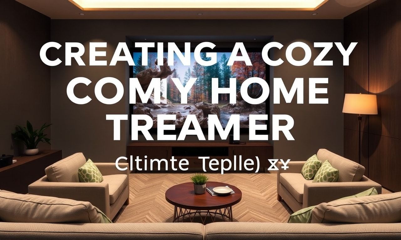 Creating a Cozy Home Theater: A Guide to Ultimate Relaxation
