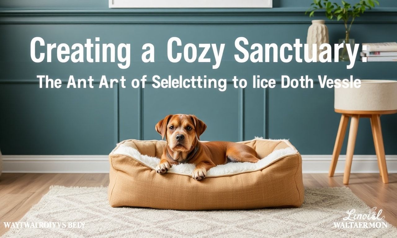 Creating a Cozy Sanctuary: The Art of Choosing the Perfect Dog Bed