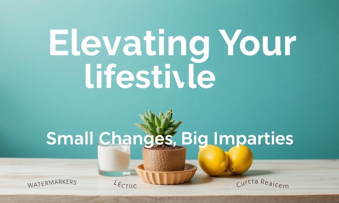 Elevating Your Lifestyle: Small Changes, Big Impacts