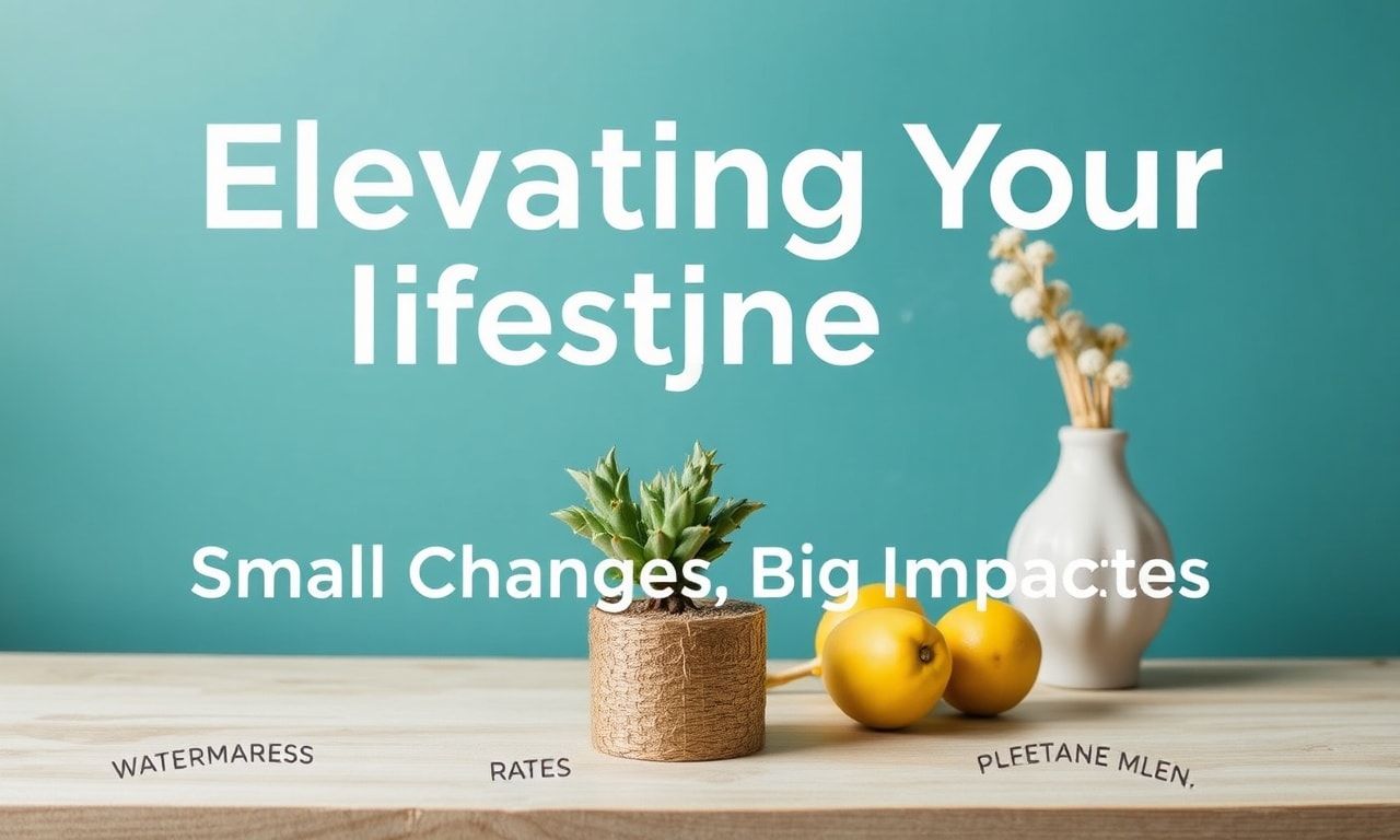Elevating Your Lifestyle: Small Changes, Big Impacts