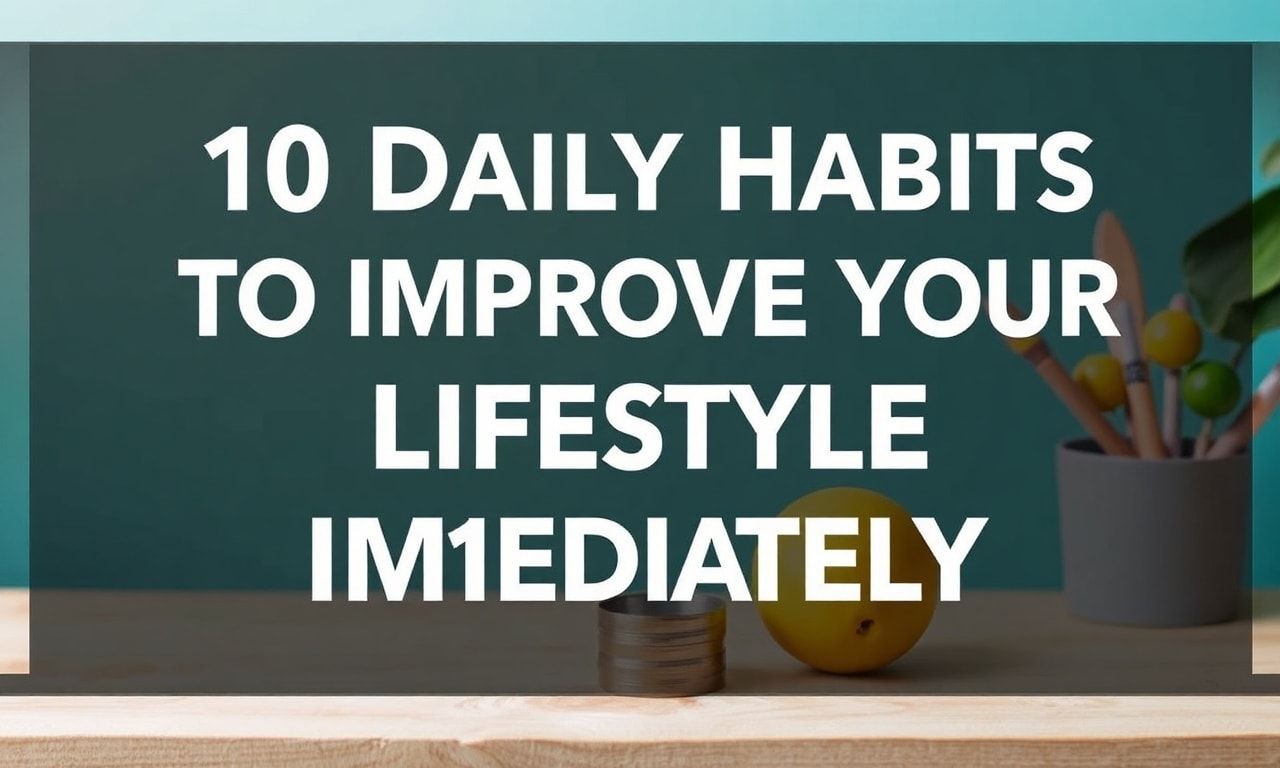 10 Daily Rituals to Elevate Your Lifestyle Instantly
