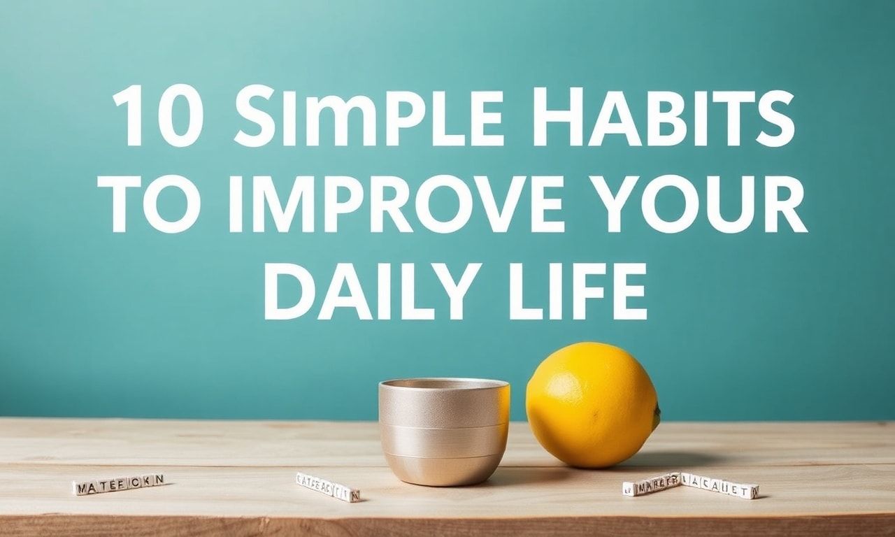 10 Simple Habits to Elevate Your Daily Life