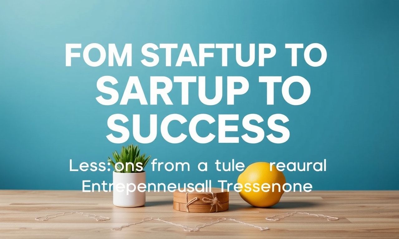 From Startup to Success: Lessons from the Entrepreneurial Trenches