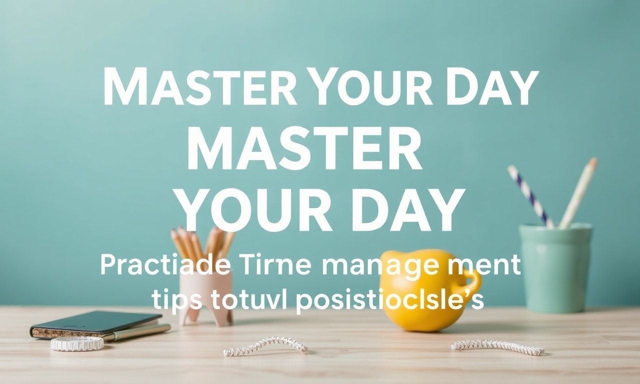 Master Your Day: Practical Time Management Hacks for Busy Lives