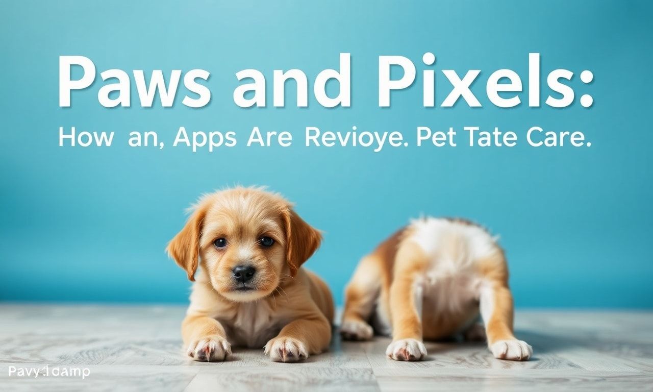 Paws and Pixels: How Apps Are Revolutionizing Pet Care