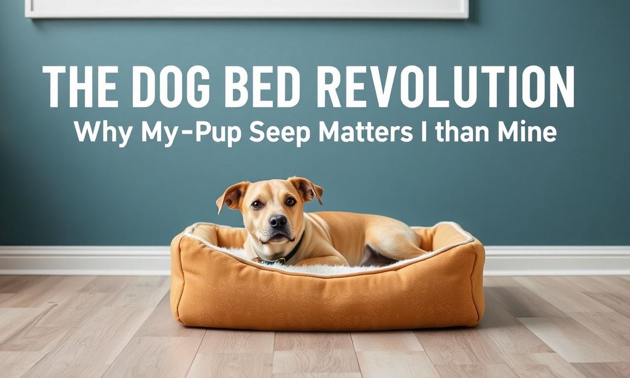 The Dog Bed Revolution: Why My Pup's Sleep Matters More Than Mine